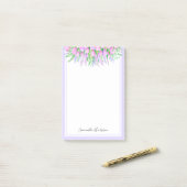 Lavender Tulips Bouquet Spring Vibes Floral Post-it® Notes (Op bureau)