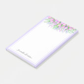 Lavender Tulips Bouquet Spring Vibes Floral Post-it® Notes (Schuin)