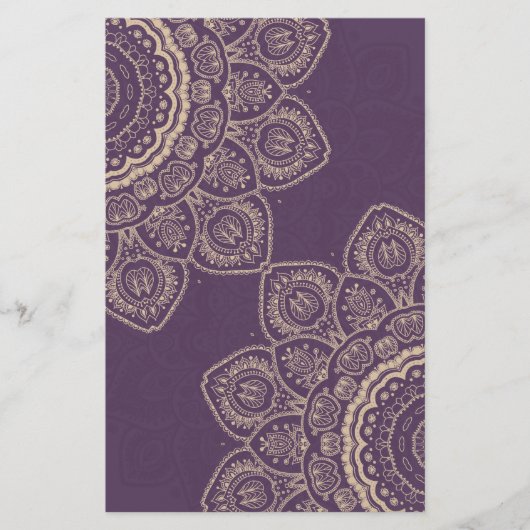 Lavender Tulips Briefpapier (Voorkant)