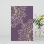 Lavender Tulips Briefpapier (Staand voorkant)