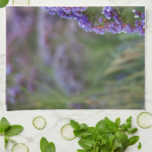 Lavender van de oceaan theedoek (Gevouwen)