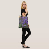 Lavender van de oceaan tote bag (Op model)