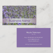 Lavender-velden - Vloerwinkel Visitekaartje (Voorkant / Achterkant)