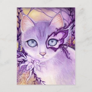 Lavender Venice Night - Briefkaart