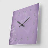 Lavender vierkante klok (Hoek)