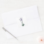 Lavender Vierkante Sticker (Envelop)
