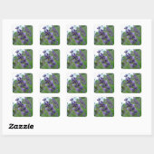 Lavender Vierkante Sticker (Vel)