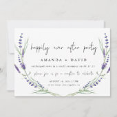 Lavender vindt het leuk na huwelijksontvangst kaart (Voorkant)