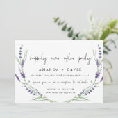 Lavender vindt het leuk na huwelijksontvangst kaart (Staand voorkant)