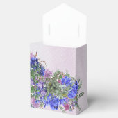 Lavender - Violet Flower Bouquets Bedankdoosjes (Geopend)