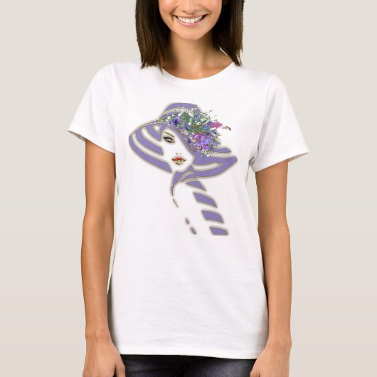 Lavender - Violet Flower Bouquets T-shirt (Voorkant)