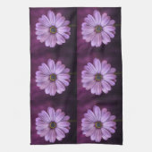 Lavender Violet Flowers Theedoek (Verticaal)