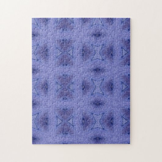 Lavender violet paarse abstracte kunst legpuzzel (Verticaal)