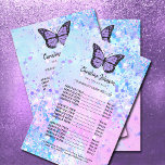 lavender vlinder schoonheidssalon flyer<br><div class="desc">schoonheidssalon flyer</div>