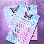 lavender vlinder schoonheidssalon flyer