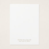 Lavender voegt Logo toe met sociale media voor bee Visitekaartje (Achterkant)