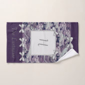 Lavender voor handdoekset en borden gepersonalisee bad handdoek (Handdoek)
