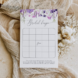 Lavender vrijgezellenfeest bingo