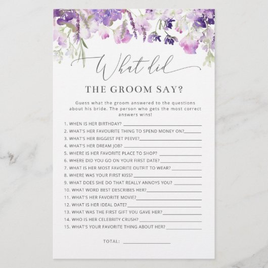 Lavender Wat zei de groep over vrijgezellenfeest g (Voorkant)