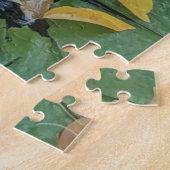 Lavender Water Lilies in het najaar Legpuzzel (Zijkant)
