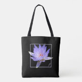 Lavender Water Lily Tote Bag (Achterkant)