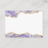 Lavender Watercolor Books for Baby Request Informatiekaartje (Achterkant)