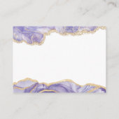 Lavender Watercolor Diaper Raffle Insert Informatiekaartje (Achterkant)