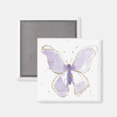 Lavender Waterverf Butterfly Magneet (Voorkant / Achterkant)