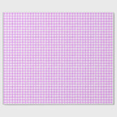 Lavender Waterverf Gingham-pakpapier Cadeaupapier (Vlak)