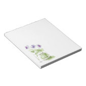 Lavender Waterverf Violet in Mason Jar Notitieblok (Schuin)