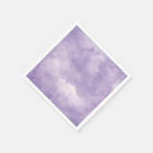 Lavender Waterverf Wedding Table Napkins Servetten (Hoek)
