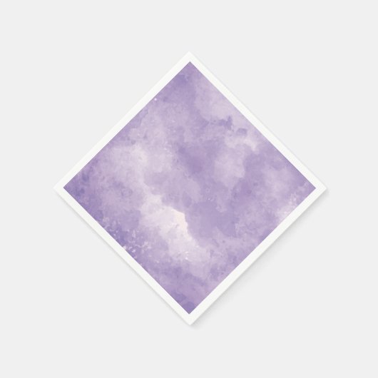 Lavender Waterverf Wedding Table Napkins Servetten (Hoek)