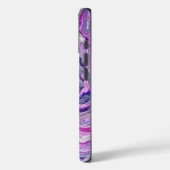 Lavender Wave Abstract Art iPhone Case (Achterkant / Links)
