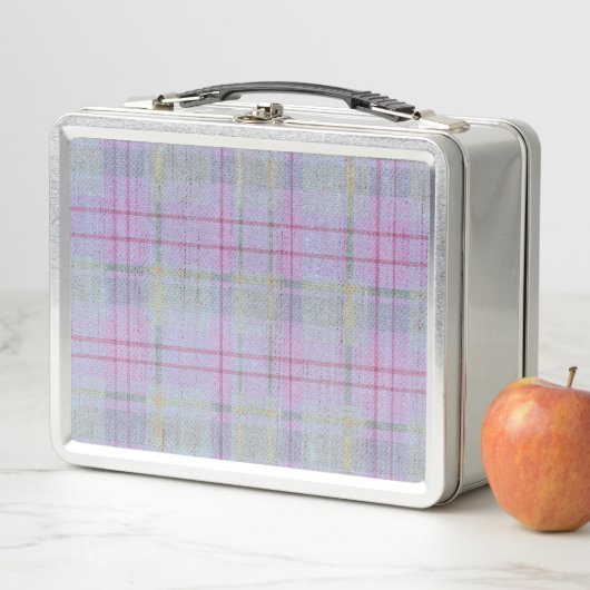 Lavender Weathered Plaid (In situ)