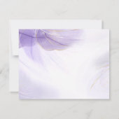 Lavender Weddenschap Stationery Note Card Notitiekaartje (Achterkant)