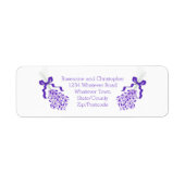 Lavender Wedding Etiket (Voorkant)