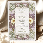 Lavender Wedding Invitation Art Nouveau Kaart<br><div class="desc">Art Nouveau Vintage trouwuitnodigingen van Alphonse Mucha in een floreel, romantisch en grillig ontwerp. Victoriaans bloei vult klassieke art decofonts aan. Voer je aangepaste gegevens in en je bent klaar. Als u het ontwerp verder wilt wijzigen, klikt u op de blauwe knop "Aanpassen". Hartelijk dank voor uw aandacht voor mijn...</div>
