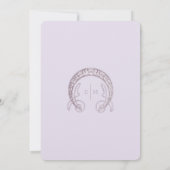 Lavender Wedding Jeannie Foord Art Nouveau Kaart (Achterkant)