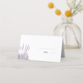 Lavender Wedding Place Card Plaatskaartje