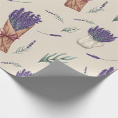 Lavender Wedding, Vrijgezellenfeest, Gift Wrap Cadeaupapier (Hoek)