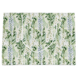 Lavender White Delphinium Flowers Bridal Shower Groot Cadeauzakje
