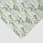 Lavender White Delphinium Flowers Bridal Shower Tissuepapier (Detail)