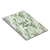 Lavender White Delphinium Flowers   Notitieboek (Rechterzijde)