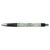 Lavender White Delphinium Flowers Pen (Voorkant)