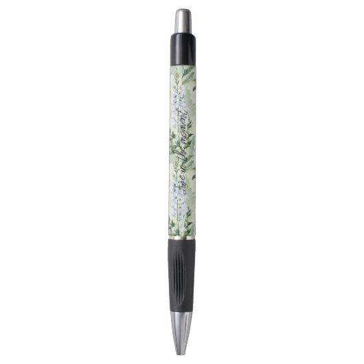 Lavender White Delphinium Flowers Pen (Voorkant Verticaal)