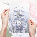 ©Lavender White Hydrangea Wedding Invitation Kaart<br><div class="desc">Nodig gasten uit voor je huwelijk met deze romantische en elegante Lavender White Hydrangea Blossom Wedding Invitations met een originele florale foto. **Copyright 2017-Cadeau | ©riverme* | Alle rechten voorbehouden</div>