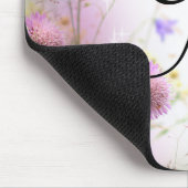 Lavender Wild Flowers Monogram Initiaal Muismat (Hoek)