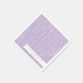 Lavender Wildflower Baby Shower | Floral Pattern  Servet (Hoek)