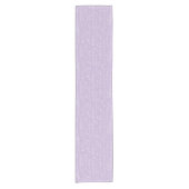 Lavender Wildflower Baby Shower Table Runner Korte Tafelloper (Voorkant)