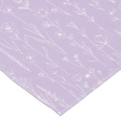 Lavender Wildflower Baby Shower Table Runner Korte Tafelloper (Hoek)